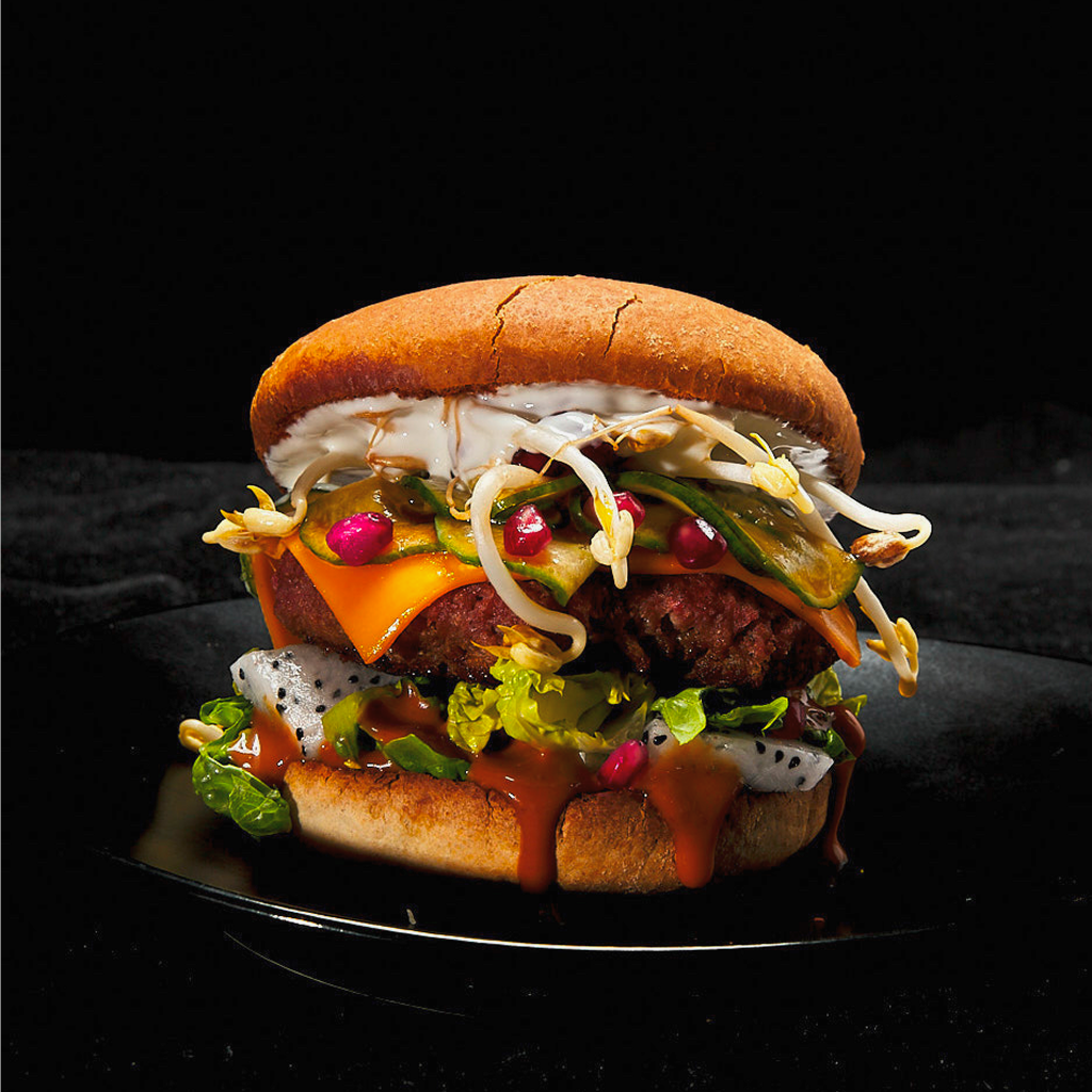 Asian Dragon Burger Deluxe 